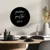 Zwierig Italiaans Trio KitchenYeah - Keuken - Wandcirkel Forex klein -sfeer2