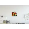 Abstract - Kerst - Goud - Rood - Groen textielposter latten blank klein -kinderkamer