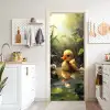 Eendjes - Dieren - Natuur deurposter klein -sfeer5