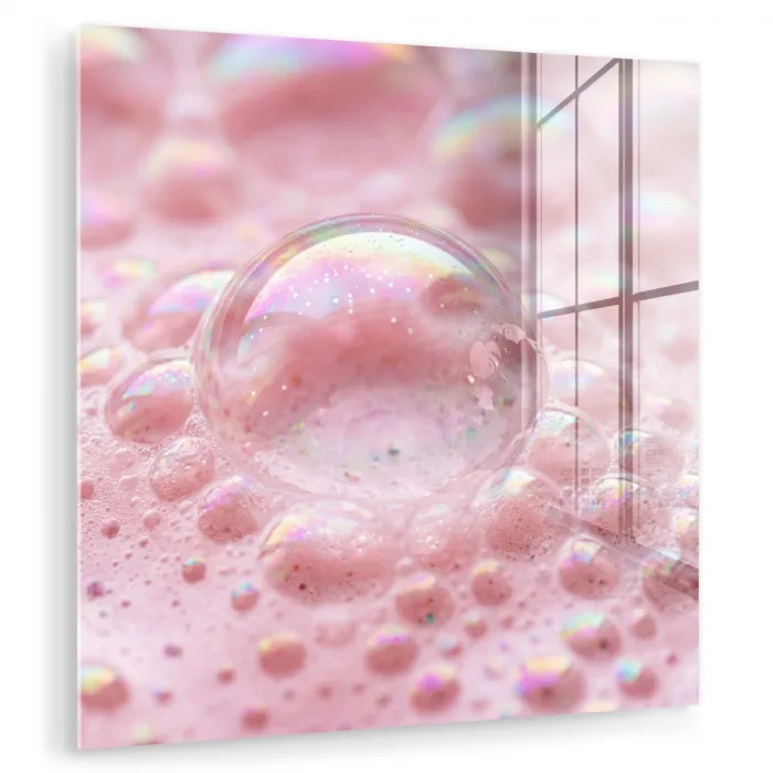 Schuim - Structuur - Roze plexiglas 5mm klein -zzzproduct_nieuw