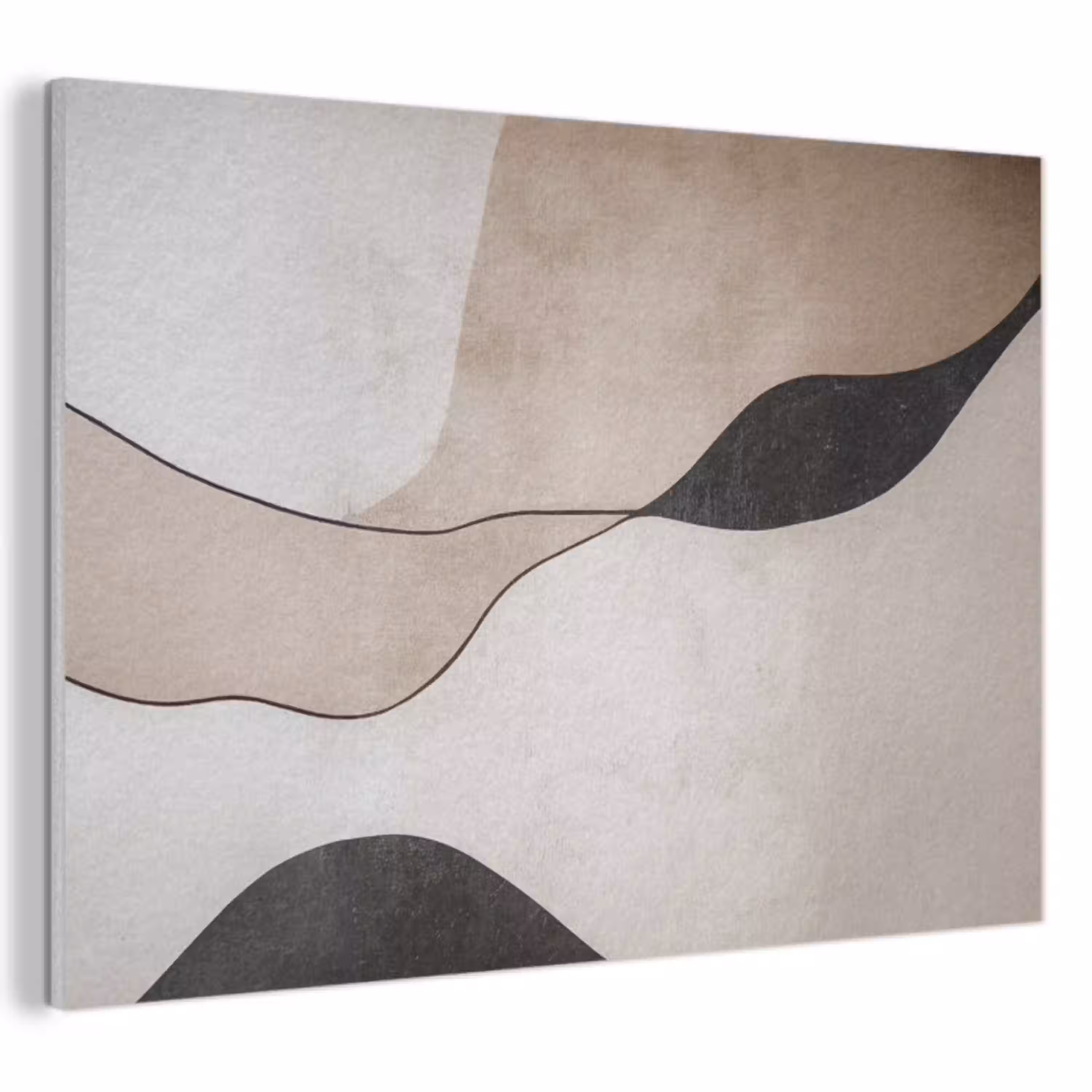 Contourlijnen - Abstracte landschap PET vilt klein -3d