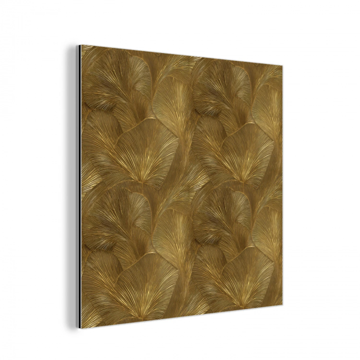 Organisch - Lijnen - Goud aluminium wit klein 46 -3d