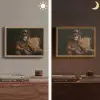 Bril - Leeuw - Bank - Hoed Light Box met batterij (Wandlamp) middel -sfeer3