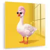 Eend - Zonnebril - Geel plexiglas 5mm klein -zzzproduct_nieuw
