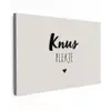 Knus plekje - Quotes - Tekst - Thuis Tuinposter op houten frame 2 cm dik klein -3d