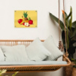 Fruit - Illustratie - Kleurrijk tuinposter los doek klein -sfeer7