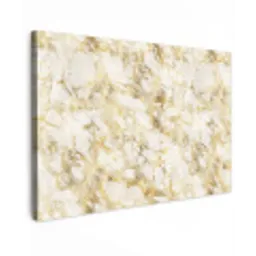Warm - Gouden - Marmer - Patroon Tuinposter op houten frame 2 cm dik klein 845 -3d