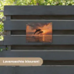 Dolfijnen - Zee - Realistisch tuinposter los doek klein -sfeer3