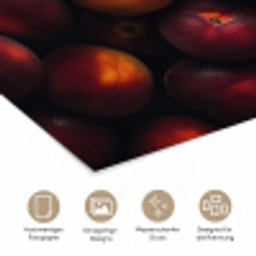Fruit - Close up - Nectarines poster papier klein -tcloseup_DE