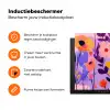 Bloemen - Kleurrijk - Bladeren Inductie beschermer vinyl 3mm klein -zzzzzzz-td-ups