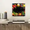 Groente - Graffiti - Kleurrijk - Koken - Abstract plexiglas 5mm klein -sfeer1