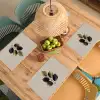 Beukenbladeren - Bruin - Groen - neutraal Placemat vinyl groot -zzsfeer5_Kitchenyeah-website