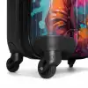 Panda met Oranje Jas en Verfspetters NBS - Handbagage koffer - Unisex middel -wiel