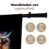 Schotse hooglander als graffiti art Wandkleed katoen klein -sfeer2