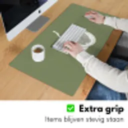 Vijgen - Minimalistisch - Getekend - Mosgroen Muismat XXL klein -sfeer3