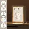 Pony - Beige - Manen - Pastel Light Box met kabel (Kinderlampje) klein -USP_NL