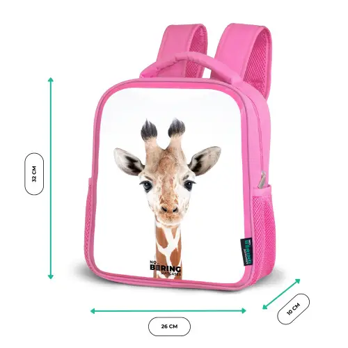 Gerrie Giraffe Kinderrugzak - Roze middel -productfoto_formaten