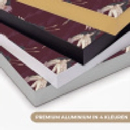 Kraanvogels - Klassiek - Bordeaux Textielframe zwart klein 947 -USP_kleurenNL