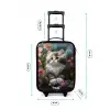 Kitten tussen bloemen Kinderkoffer - Zwart klein -productfoto_formaten