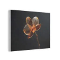 Orchidee - Doorzichtig - Bloem PET vilt klein -3d