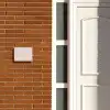 Lichtroze - Sierlijk Naambord Rechthoek middel -sfeer3-rechthoek-S
