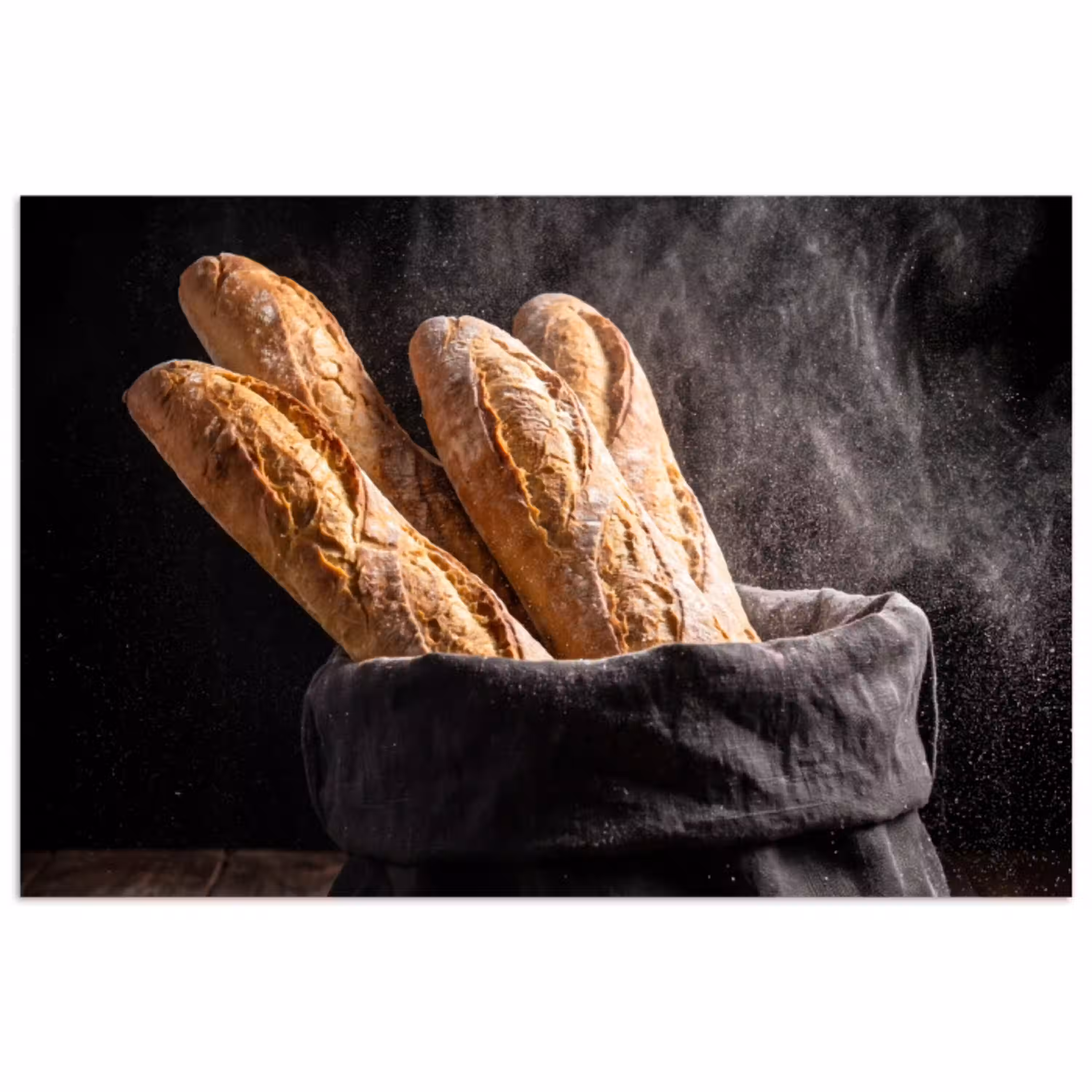 Brood - Zak - Eten poster papier klein -3d