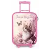 Kitten - Vlinders - Paars - Bloemen Kinderkoffer - Roze klein -zz3dotto
