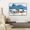 Landschap - Winter - Sneeuw canvas 2cm klein -sfeer6