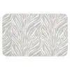Zebra - Motief - Grijs WCmat klein 1009 -3d