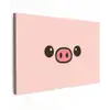 Varken - Roze - Minimalistisch canvas 2cm klein -z3d