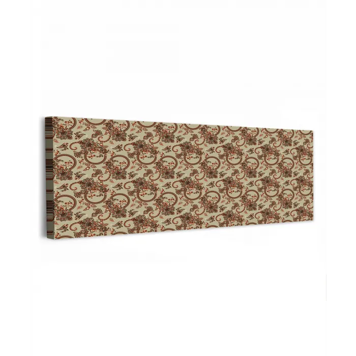 Warm - Bloemen - Groen - Rood canvas 2cm klein 828 -z3d
