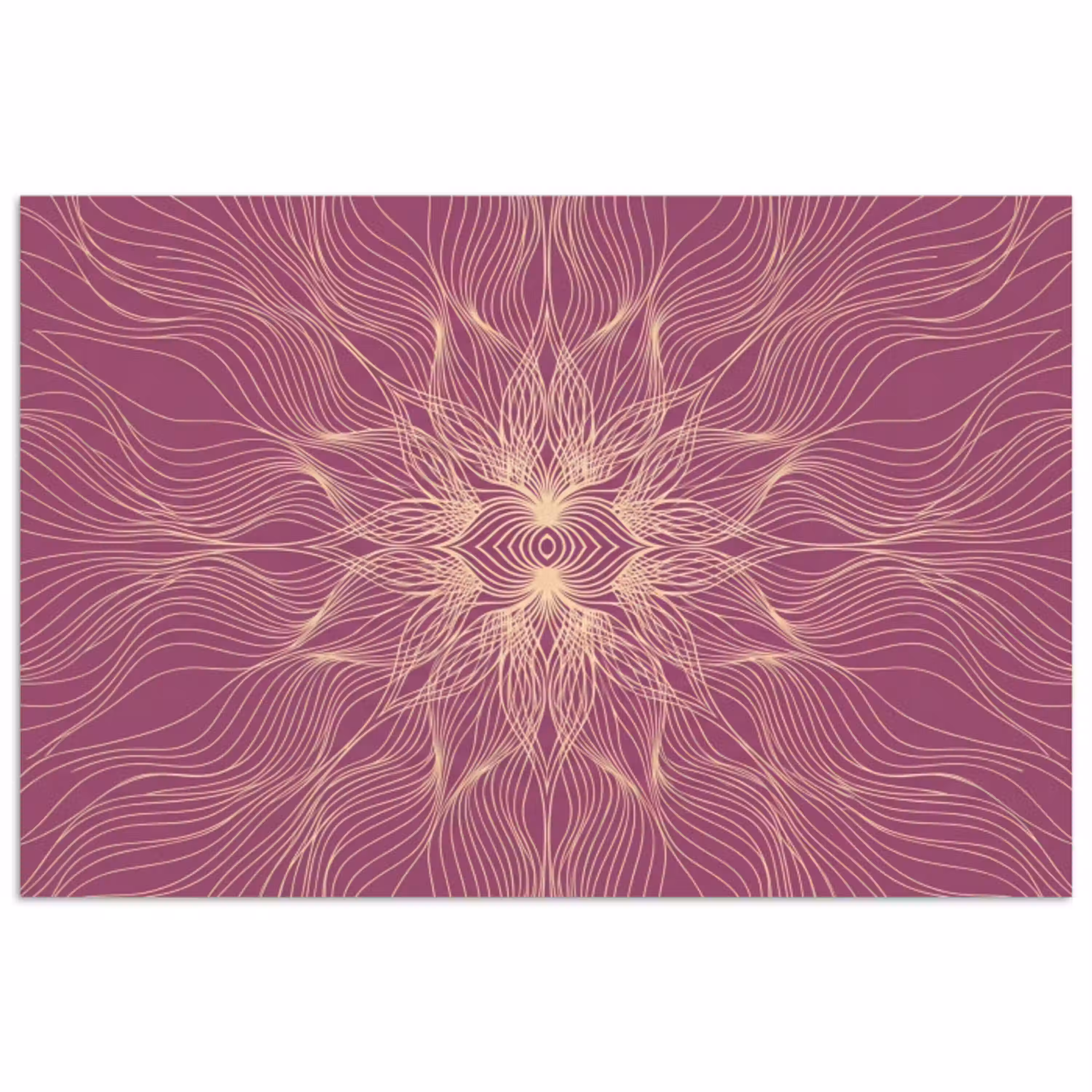 Lijnen - Patroon - Abstract poster papier klein -3d