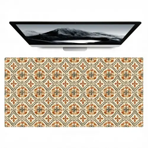 Elegant - Antiek - Kleurrijk Muismat XXL klein 681 -zzz3d