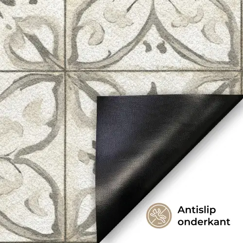 Antiek - Tegel - Beige Deurmat klein 898 -antislip_NL