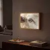 Schaap - Oog - Wit Light Box met batterij (Wandlamp) middel -sfeer1