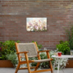 Quote - Bloemen - Schilderachtig Tuinposter op houten frame 2 cm dik klein -sfeer3
