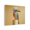 Ijsvogel - Pilaar - Koksmuts - Vogel PET vilt klein -3d