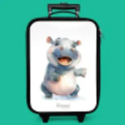 Baby nijlpaard Kinderkoffer - Zwart klein -zzz_website3d_nbs