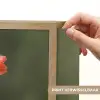 Bloem - Gladiolen - Zalmroze Light Box met batterij (Wandlamp) middel -USP_websiteprintNL