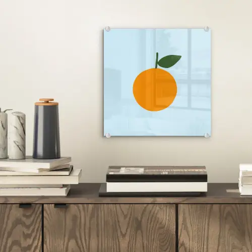 Fruit - Sinaasappel - Oranje plexiglas 5mm klein -sfeer1