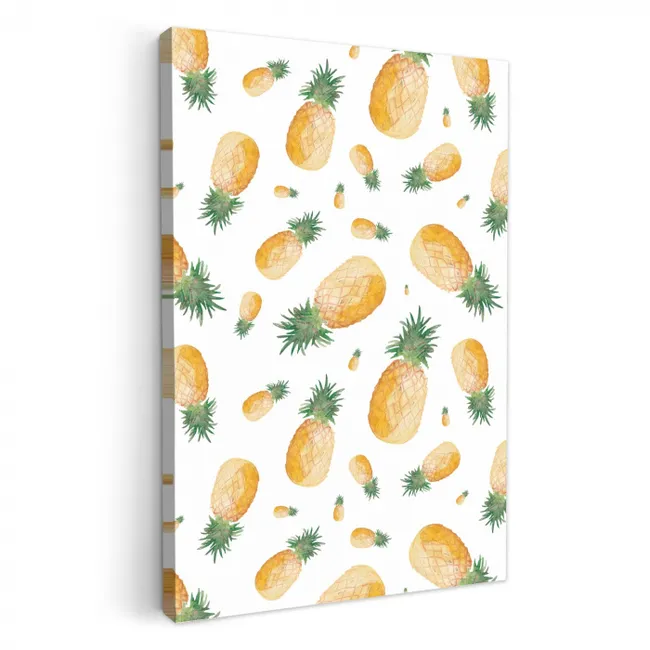 Ananas Aquarelle KitchenYeah - Keuken - Canvas klein -3d