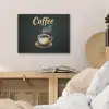 Koffie - Schotel - Koffiebonen - Retro PET vilt klein -sfeer3