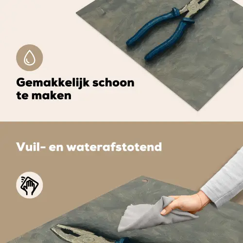 Tang - Schilderij - Textuur - Verf Inductie beschemer met haakjes klein -ky-schoon-nl