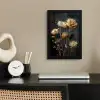 Boeket - Bloemen - Licht - Zwart fotolijst zwart zonder passe partout klein -sfeer1