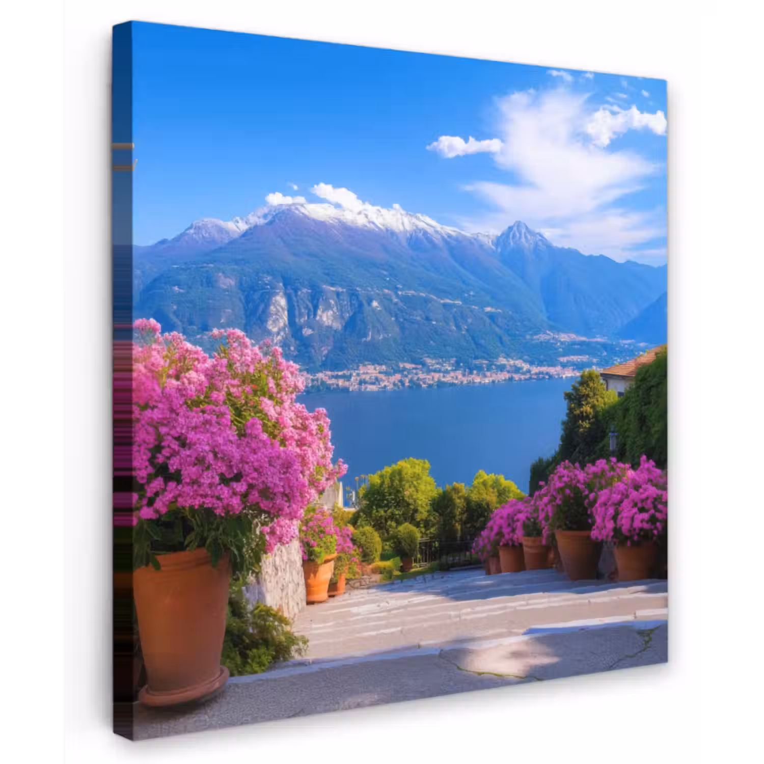 Canvas schilderij - Lake Como - Italië - Landschap