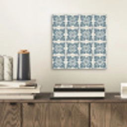 Dessin - Tegel - Blauw aluminium wit klein 46 -sfeer1
