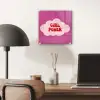 Girl power - Wolk - Roze plexiglas 5mm klein -sfeer6