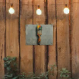 Verf - Kwast - Schilderij tuinposter los doek klein -sfeer1
