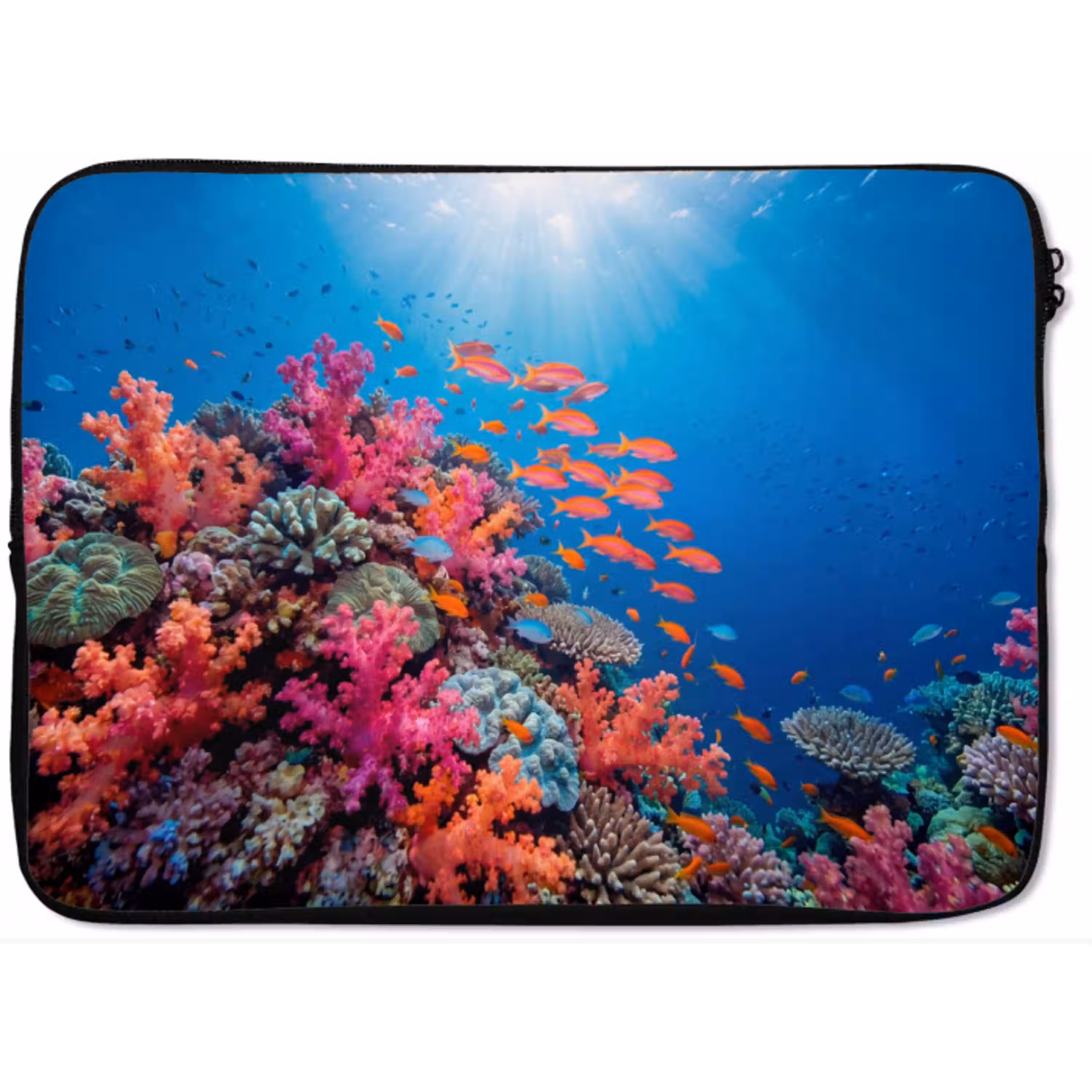 Onderwater - Koraalrif - Vissen - Oceaan - Natuur laptophoes neopreen klein -zkaufland3dotto