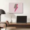 Stippen - Roze - Bliksem PET vilt klein -sfeer5
